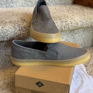 Sperry Woman’s  Charcoal Slip-On Loafers